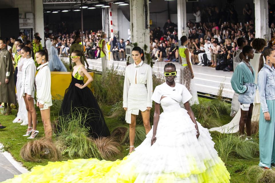 Off-White's Track Team Wins at Paris Fashion Week