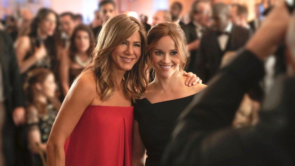 Jennifer Aniston and Reese Witherspoon deal with the aftermath of a #MeToo moment in their new Apple TV Plus series.