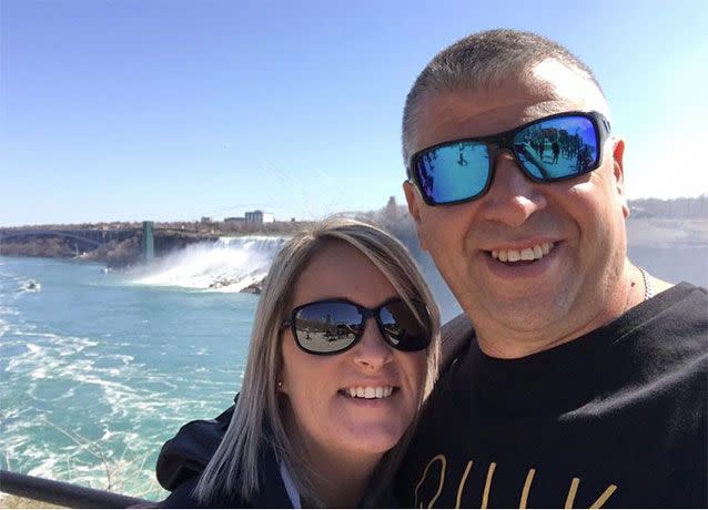 The couple enjoyed a holiday in Toronto, Canada before they were blocked from re-entering the US. Picture: Supplied