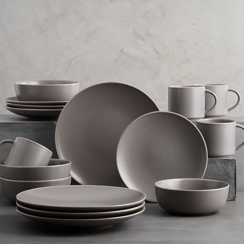 <a rel="nofollow noopener" href="https://rstyle.me/n/c7f4m2chdw" target="_blank" data-ylk="slk:Mason 16 Piece Dinnerware Set, Pottery Barn, $104“I am also looking forward to all the fall dinners with our new Mason Dinnerware.";elm:context_link;itc:0;sec:content-canvas" class="link ">Mason 16 Piece Dinnerware Set, Pottery Barn, $104<p>“I am also looking forward to all the fall dinners with our new Mason Dinnerware."</p> </a>