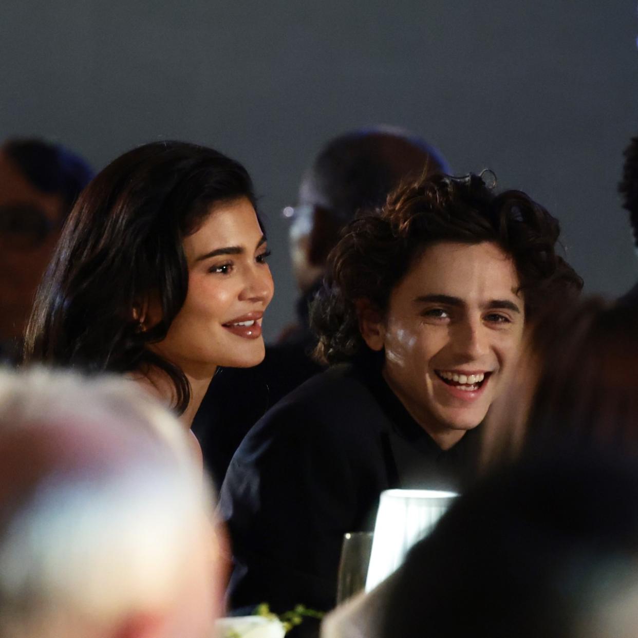  Kylie Jenner and Timothee Chalamet. 