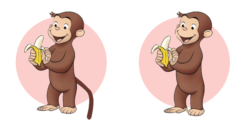 5) Curious George's Tail