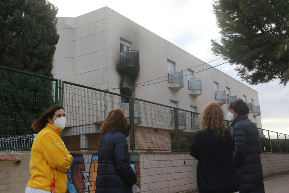 ESPAÑA-INCENDIO EN RESIDENCIA (AP)