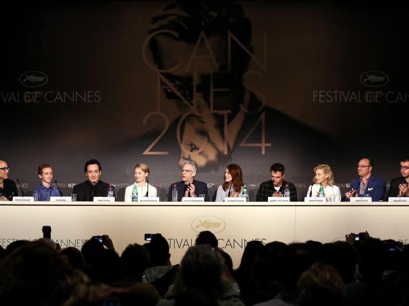 Regisseur David Cronenberg zeigt in Cannes «Maps To The Stars». Foto: Julien Warnand