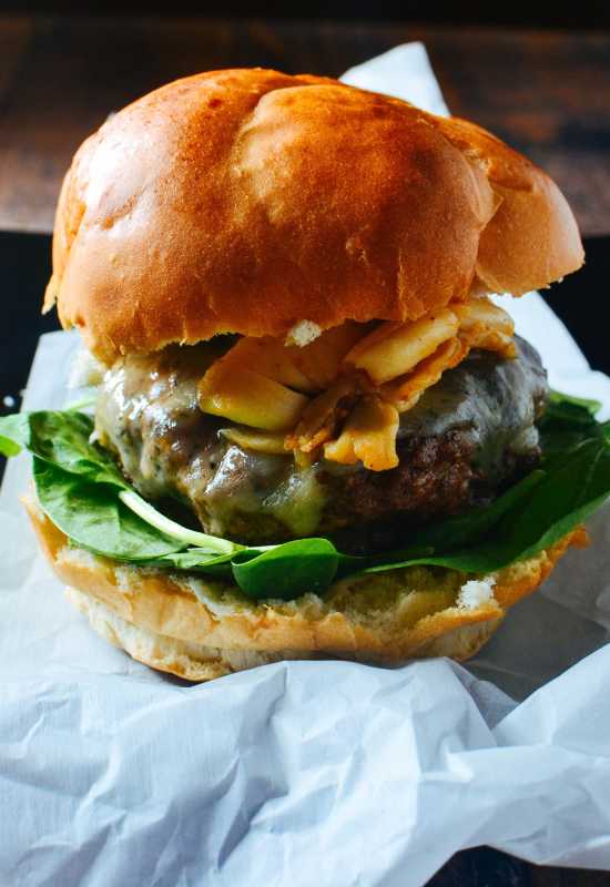 <p>Cooks with Soul</p><p>These burgers are made with shrimp and topped with fresh lobster meat. The bacon butter bourbon adds an incredible buttery richness to the lobster meat, while the buns are served with a zesty Cajun aioli spread.</p><p><strong>Get the recipe: <a href="http://cookswithsoul.com/surf-turf-burger-bacon-bourbon-butter-cajun-aioli/" rel="nofollow noopener" target="_blank" data-ylk="slk:Surf and Turf Burger with Bacon, Bourbon Butter and Cajun Aioli;elm:context_link;itc:0;sec:content-canvas" class="link ">Surf and Turf Burger with Bacon, Bourbon Butter and Cajun Aioli</a></strong></p>