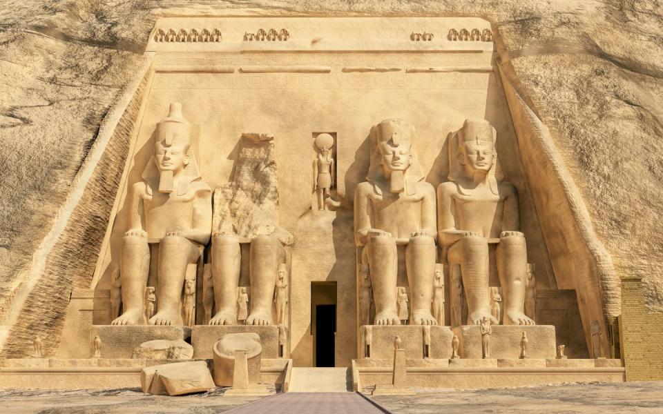 5) The Temples of Abu Simbel in Abu Simbel, Egypt