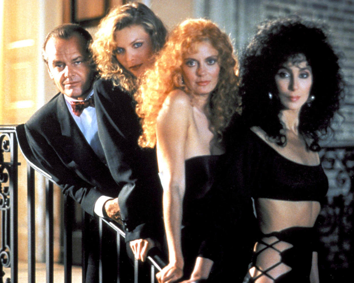 Jack Nicholson, Michelle Pfeiffer, Susan Sarandon in The Witches of Eastwick, 1987. (Alamy )