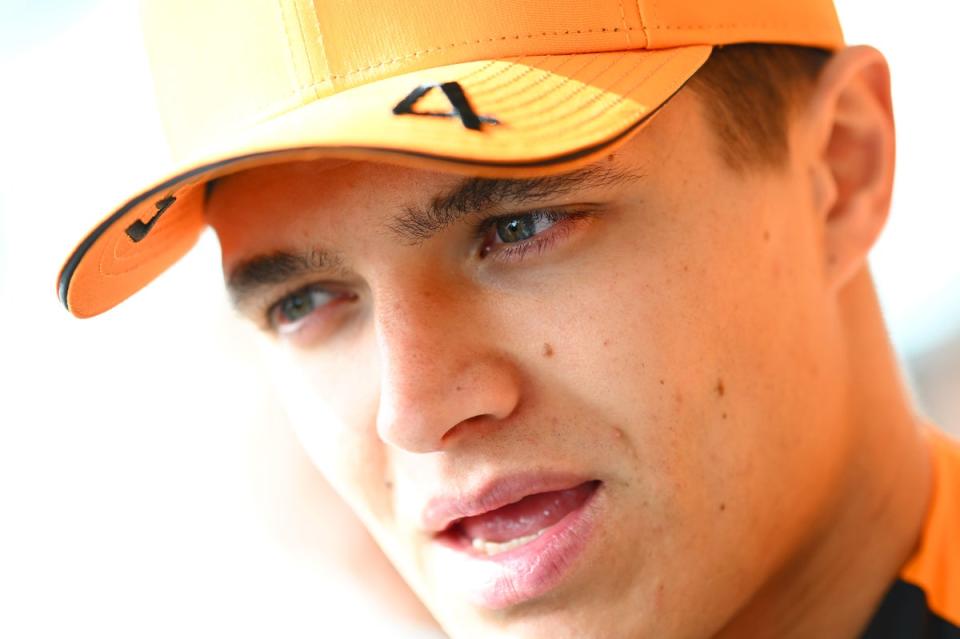 Lando Norris finished fifth in Japan having started the race in third (Getty)