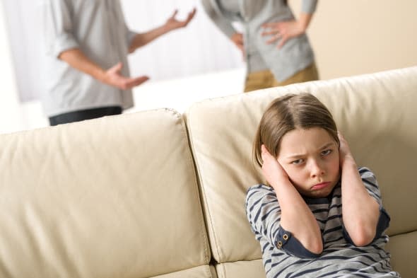 parents fighting in front of...