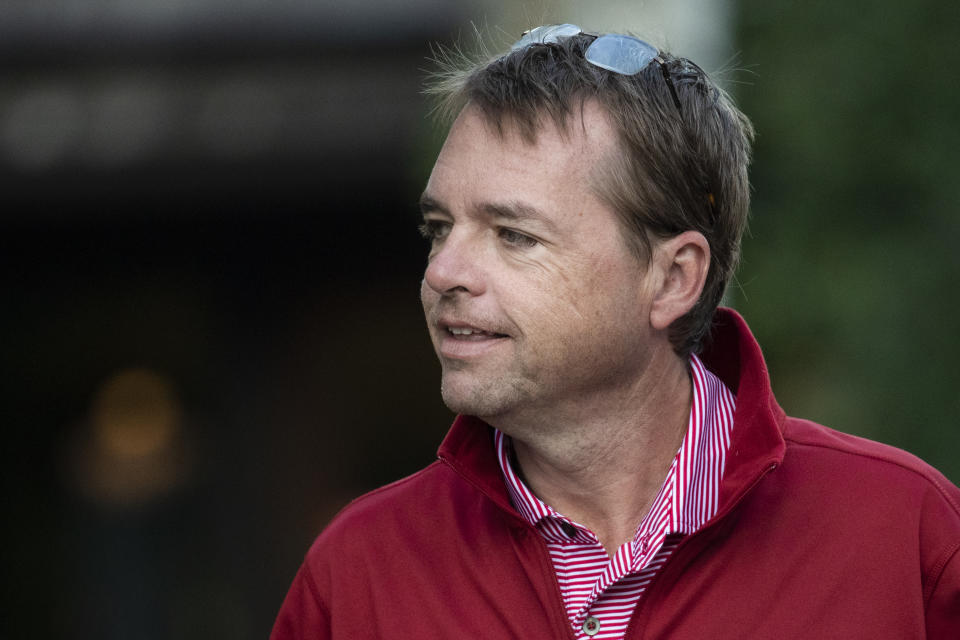 SUN VALLEY, ID - JULY 12: Todd Combs, investment manager at Berkshire Hathaway, attends the annual Allen & Company Sun Valley Conference, July 12, 2019 in Sun Valley, Idaho. Every July, some of the world's most wealthy and powerful businesspeople from the media, finance, and technology spheres converge at the Sun Valley Resort for the exclusive weeklong conference. (Photo by Drew Angerer/Getty Images)