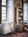 <p> Introduce rustic fittings and furnishings to get traditional farmhouse bathroom ideas in the mix. The rustic elements will add warmth which perfectly complements the modern white tones and clean lines.&#xA0; </p> <p> Connor Prestwood from Dowsing &amp; Reynolds recommends styling worn wooden shelving with ornaments to create a homely feel.&#xA0; </p>