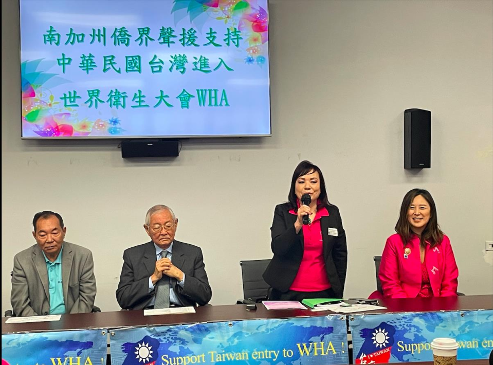 世界華人工商婦女企管協會大洛杉磯分會 將在核桃市舉辦汽車遊行，支持台灣加入世界衛生大會。（本報記者／攝影）