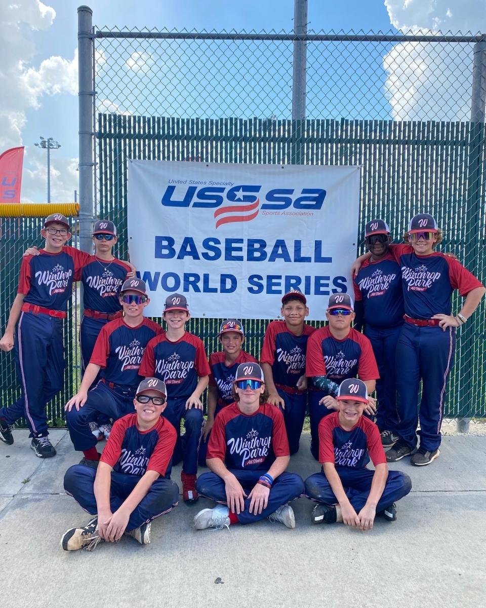 The Winthrop Park 12U All-Stars won the USSSA World Series earlier in July.