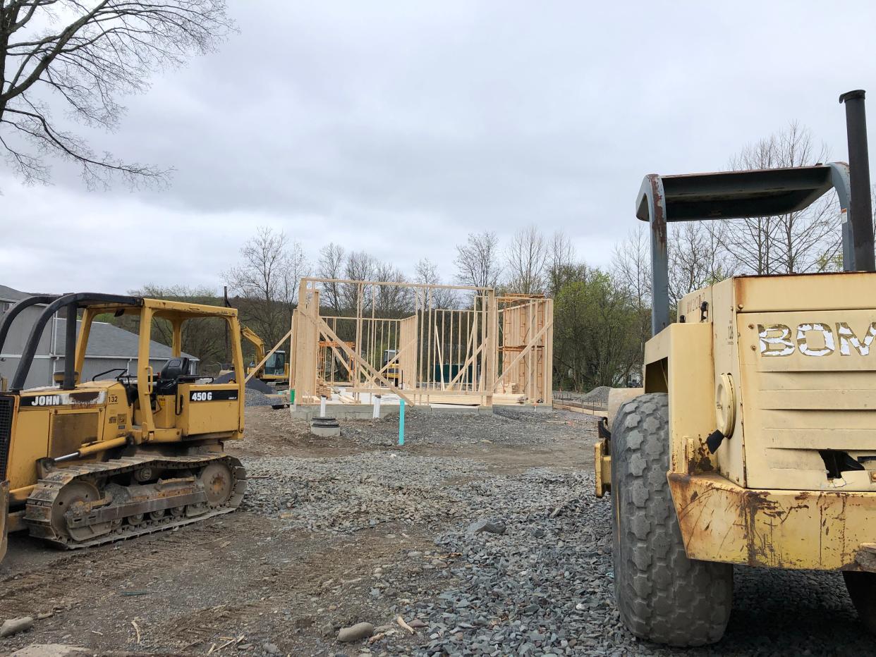 The new Dunkin' on Main Street in Stroudsburg is under construction on Thursday, April 18, 2024.