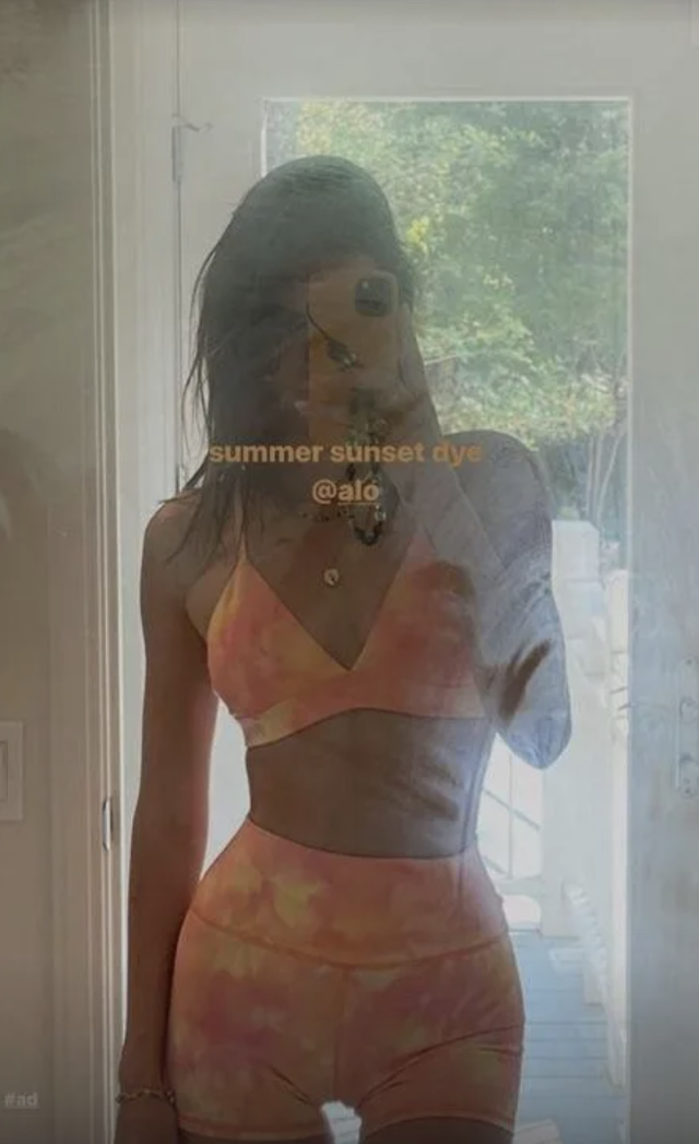 Kendall Jenner rocks sexy tie-dye sports bra