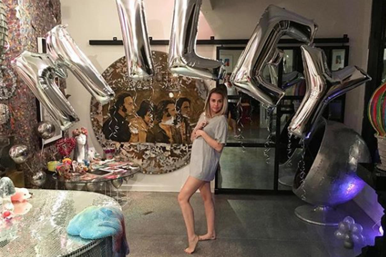 No baby on board: Miley Cyrus sparked speculation with this Instagram post: Instagram/ Miley Cyrus