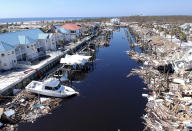 <p>El huracán de categoría 4 fue uno de los mas fuerte de la temporada. El huracán Michael tocó tierra en Florida afectando varias zonas del lugar y causando pérdidas millonarias que ascendieron a 22 mil millones de dólares. (Doug Engle/Northwest Florida Daily News via AP) </p>