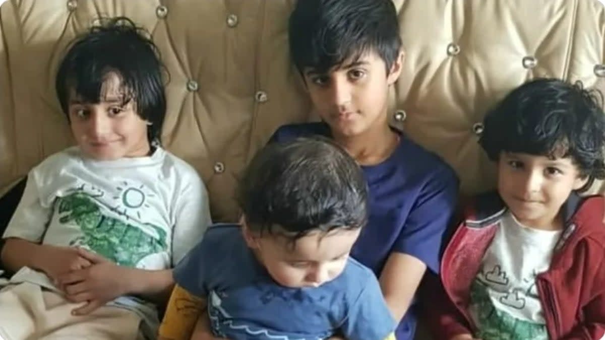 Seven-year-old Zeeshan Hashem has Crohn’s disease and constant stomach infections, while four-year-old Imran suffers from breathing issues (Hashem family)