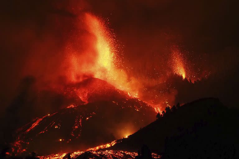 Volcán; La Palma; islas Canarias; erupción; fotos del día; el mundo;