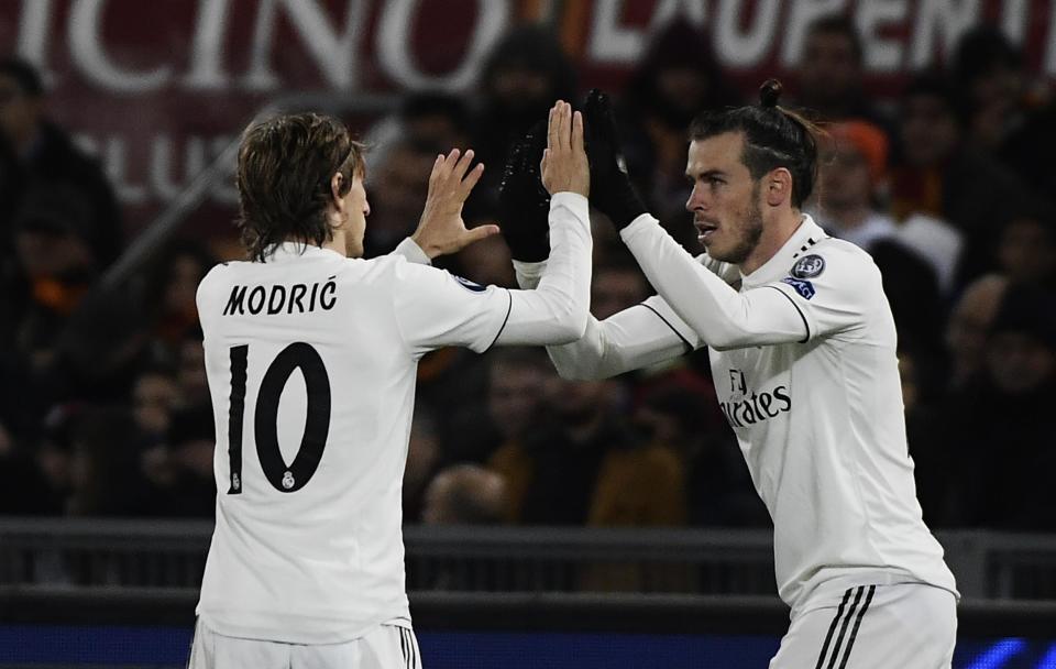 Modric and Bale likely to miss out this weekend: AFP/Getty Images