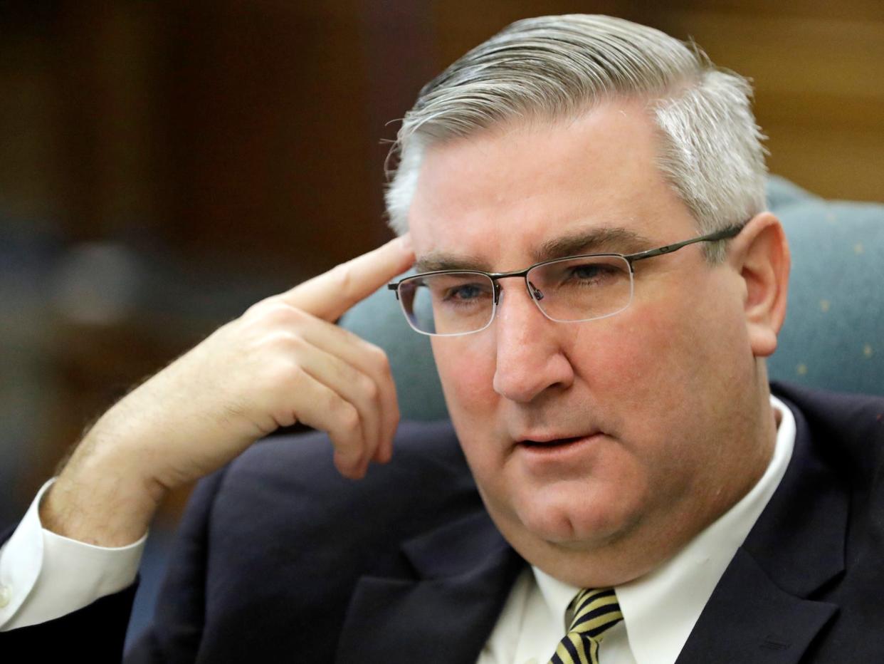 Indiana Governor Eric Holcomb