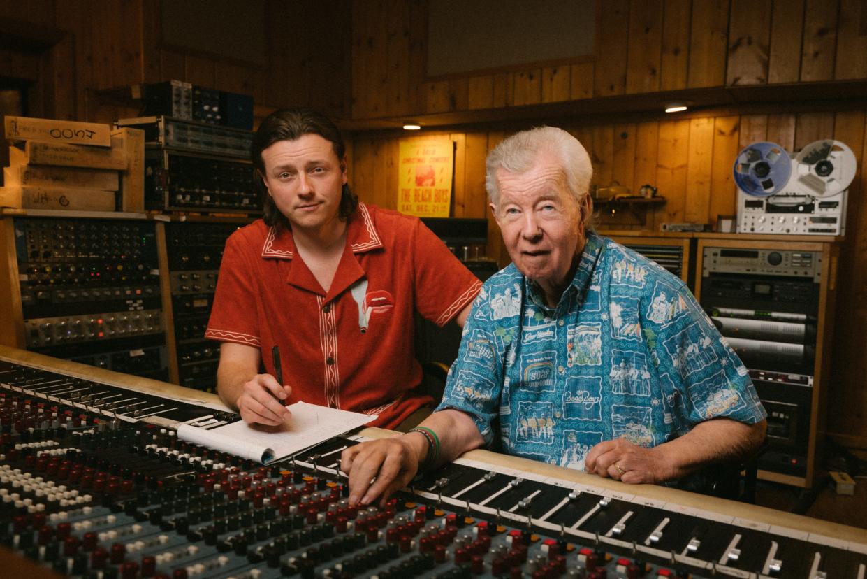 Sam Parker (left) and Fred Vail (right) work together as collaborators on upcoming "Cows in the Pasture" album.