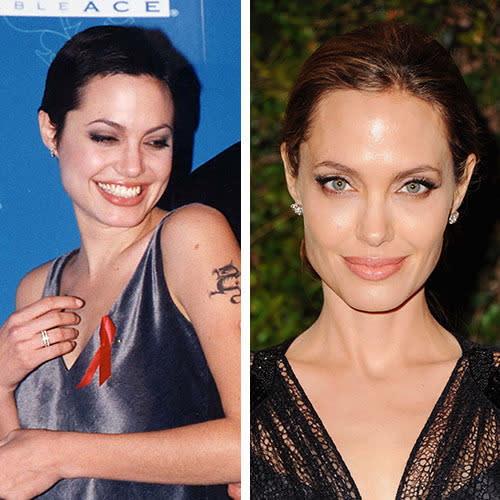 Celebrity Transformations: Angelina Jolie