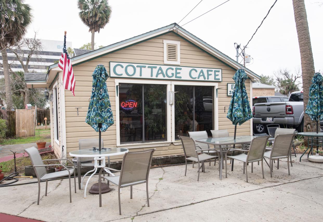The Cottage Cafe at 203 West Gregory Street in downtown Pensacola on Thursday, Feb. 18, 2021.