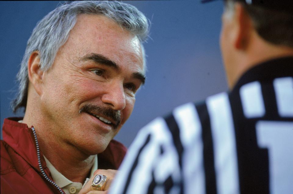 Burt Reynolds roomed with College GameDay’s Lee Corso at Florida State, and Corso has fond memories of his long friendship with the famous actor. (Getty)