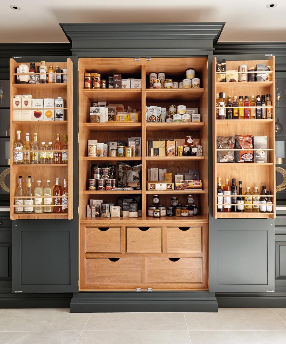 Pantry cupboard with drawers