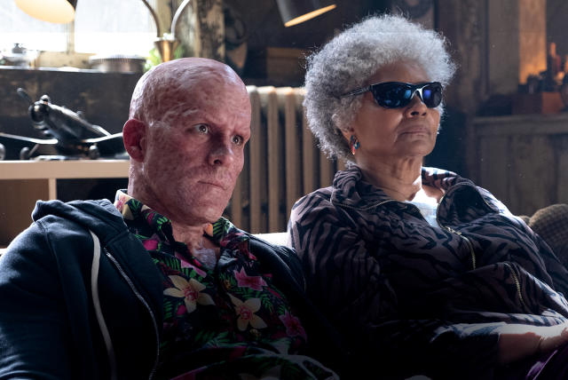 Ryan Reynolds as Deadpool and Leslie Uggams as Blind Al in Deadpool 2. (20th Century Fox)