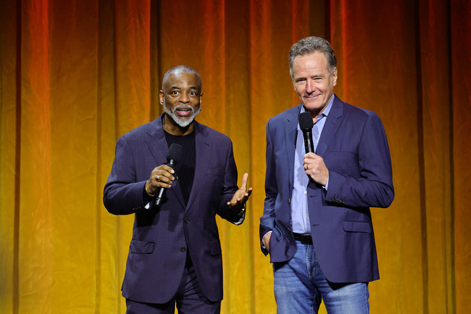 LeVar Burton and Bryan Cranston