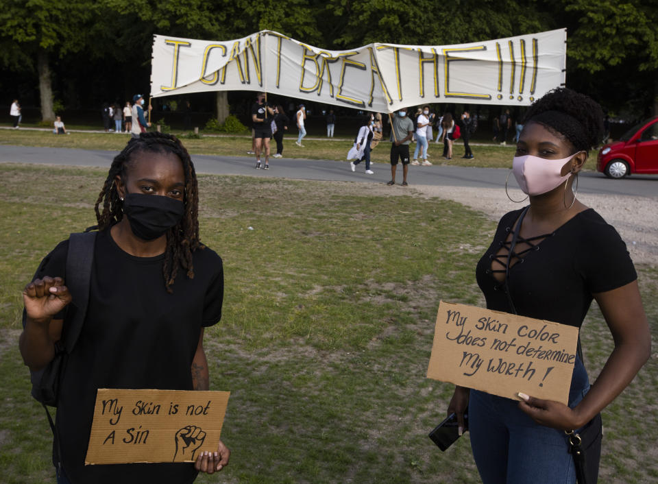 Anti-racism protests take place worldwide