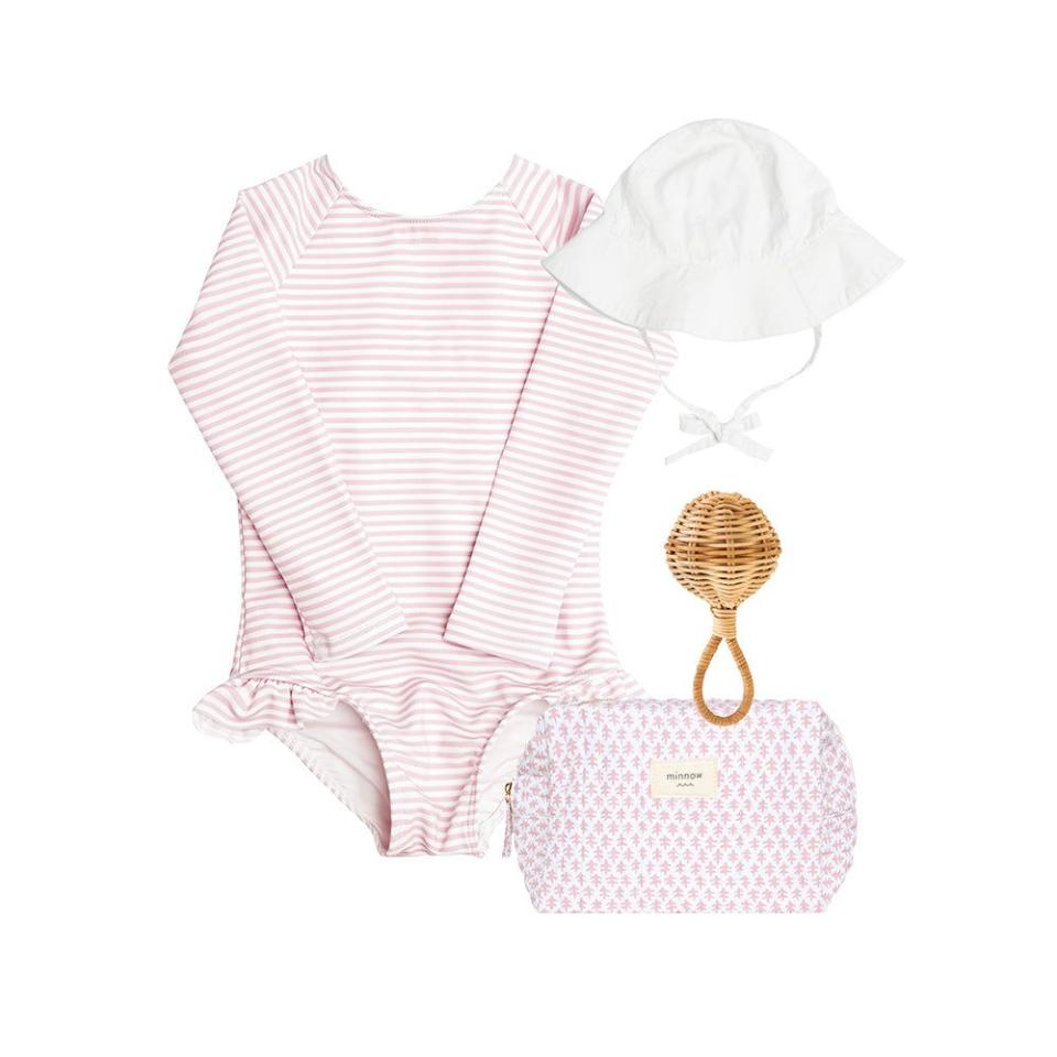 baby girls pink swim bundle