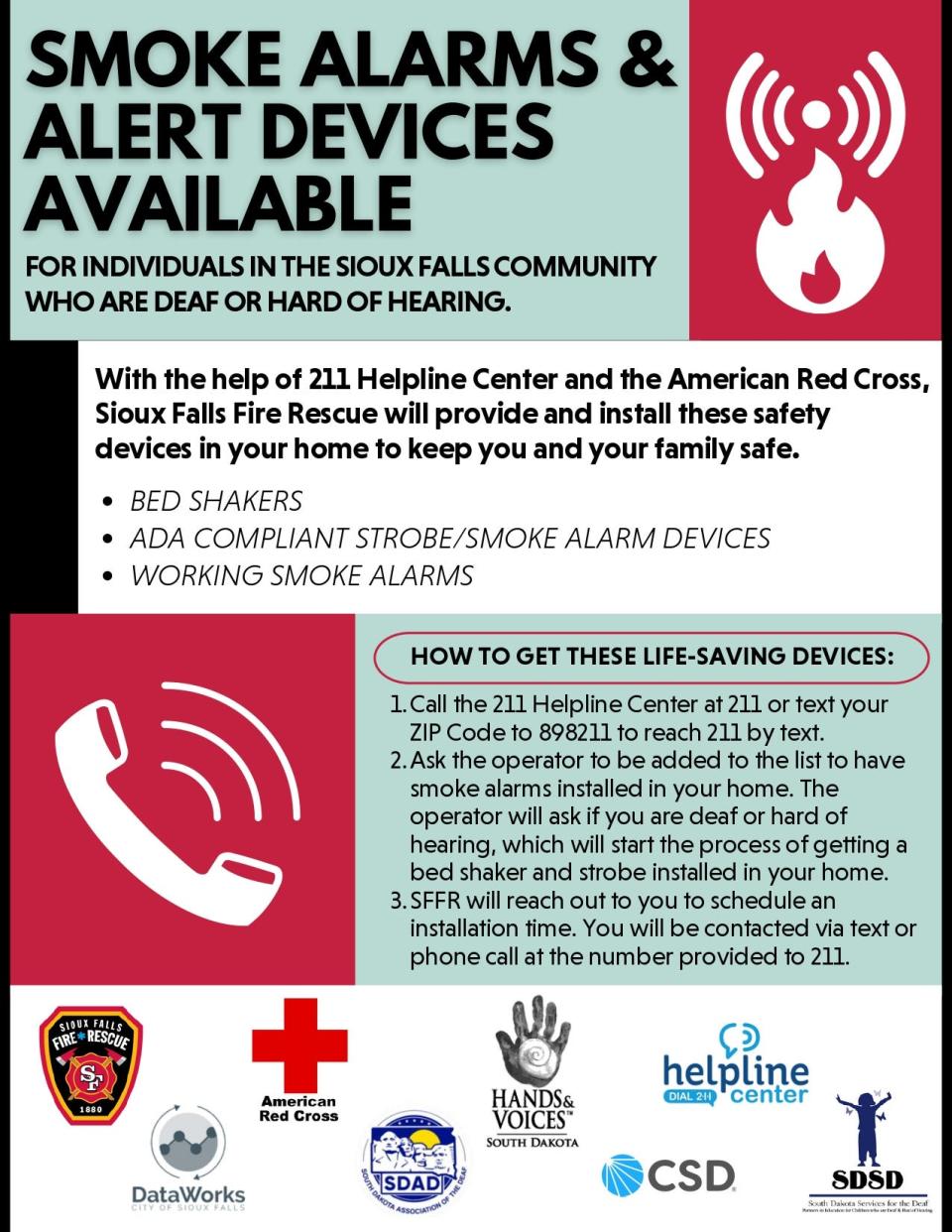 Smoke alarms flier