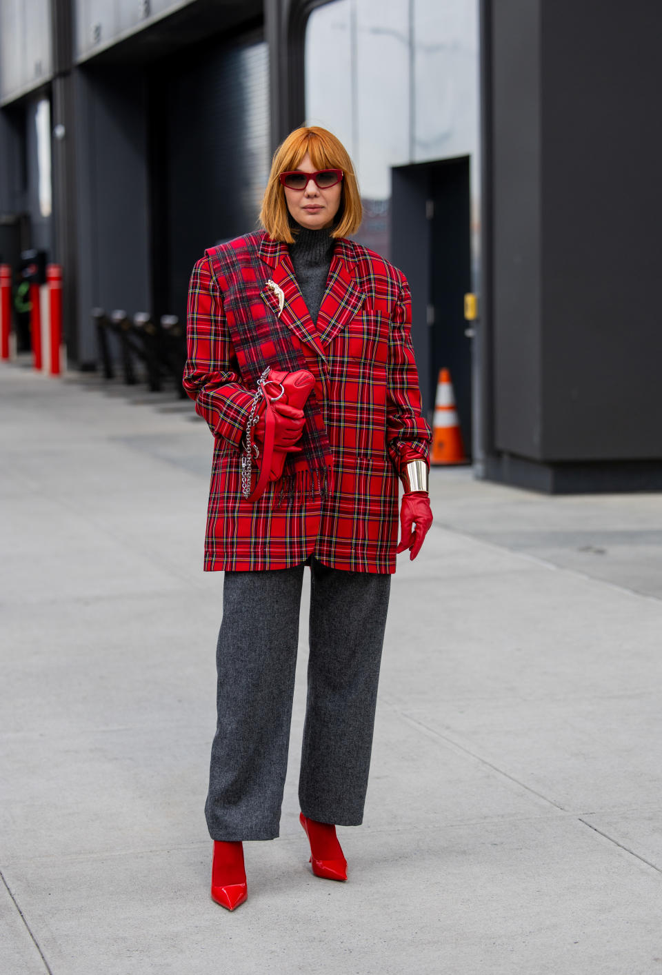 Brooches trend nyfw street style