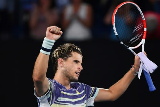 Austria's Dominic Thiem earned his first Grand Slam victory over Rafael Nadal