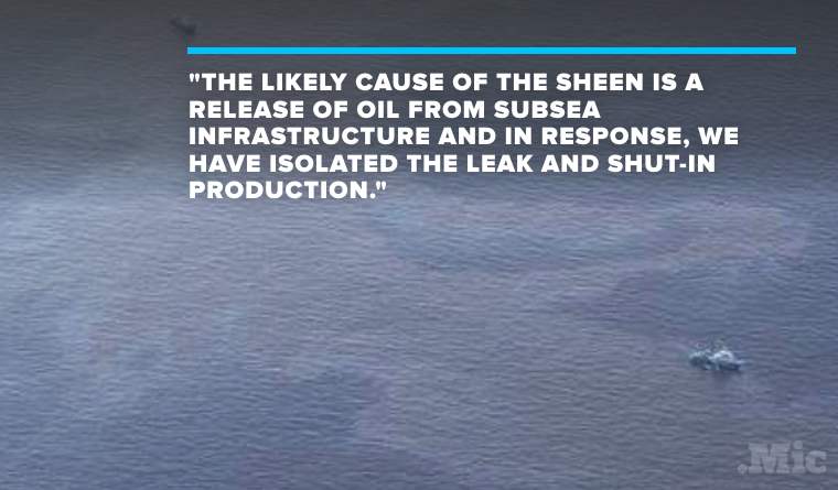 Shell Oil Spill Near Louisiana Dumps 90,000 Gallons of Crude Oil Into the Gulf of Mexico