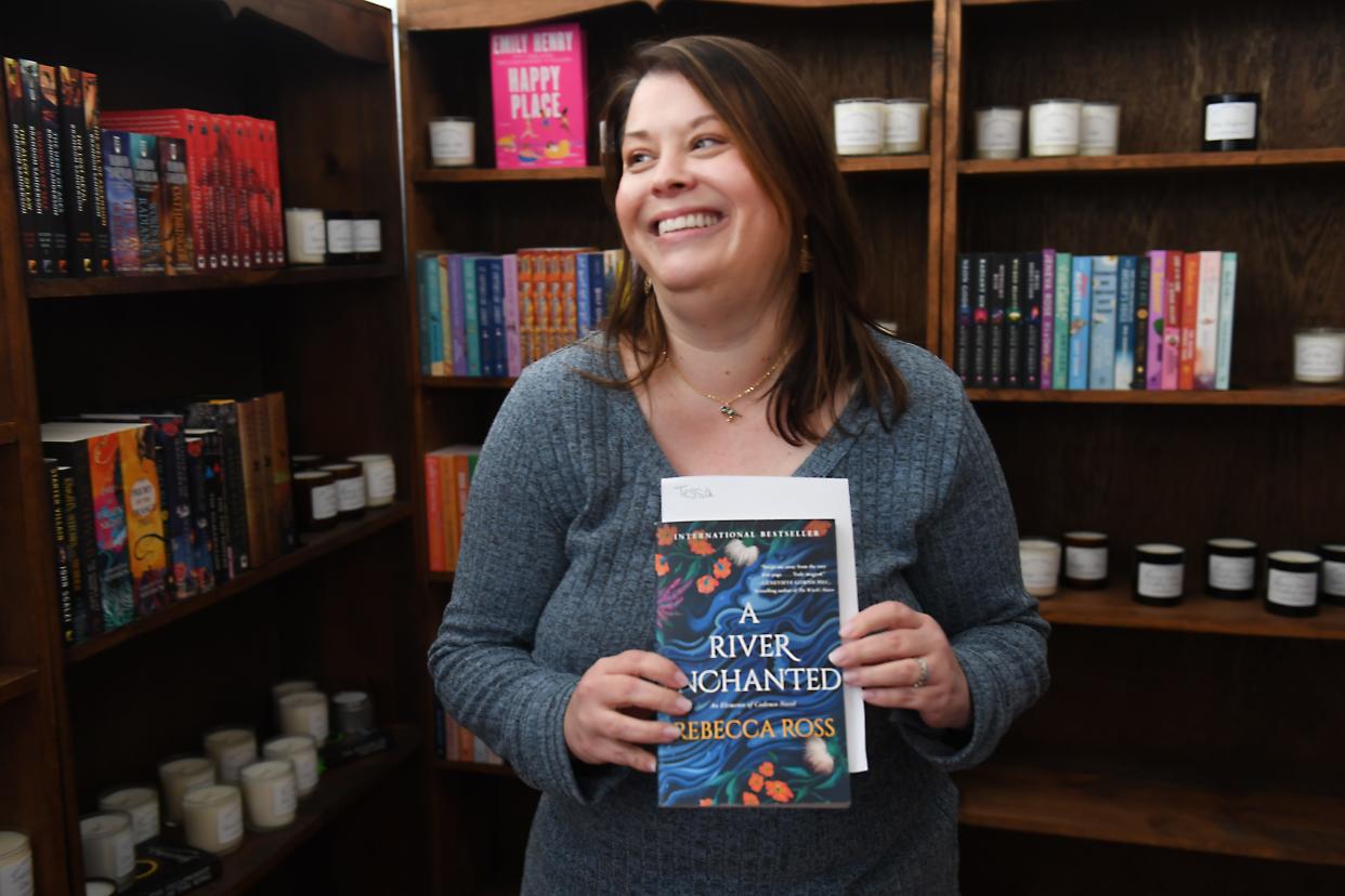 Page & Flame is a new independent bookstore and candle shop in Landrum. The owner of the store is Amanda Edwards.