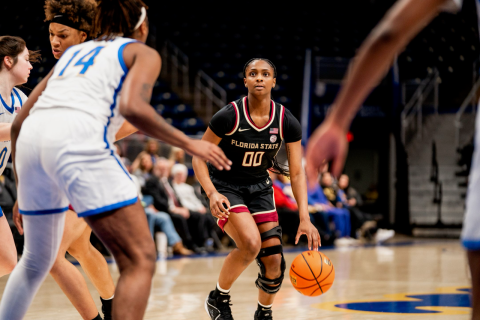 Florida State women's basketball guard Ta'Niya Latson