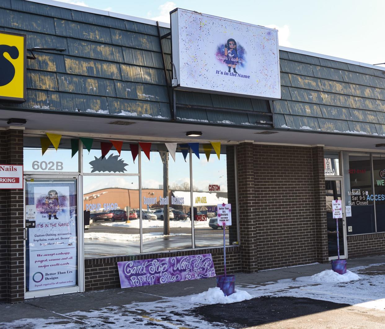 Better Than Ur's Designs in Delta Township, pictured Friday, Jan. 7, 2022. The store features pop-up shops on the weekends.