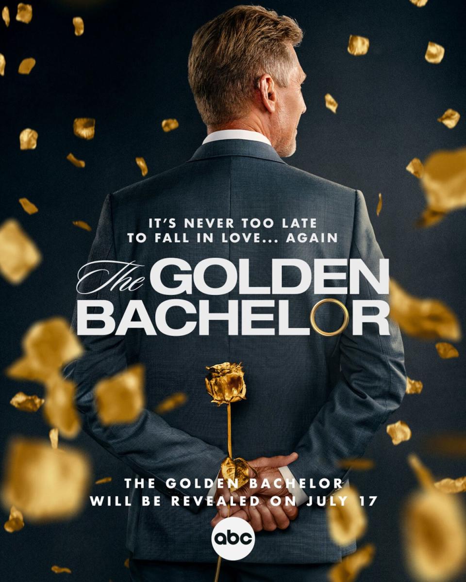 See the first poster for The Golden Bachelor