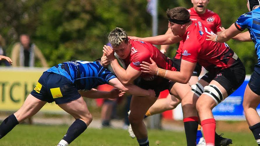 Cornish Pirates in Championship action