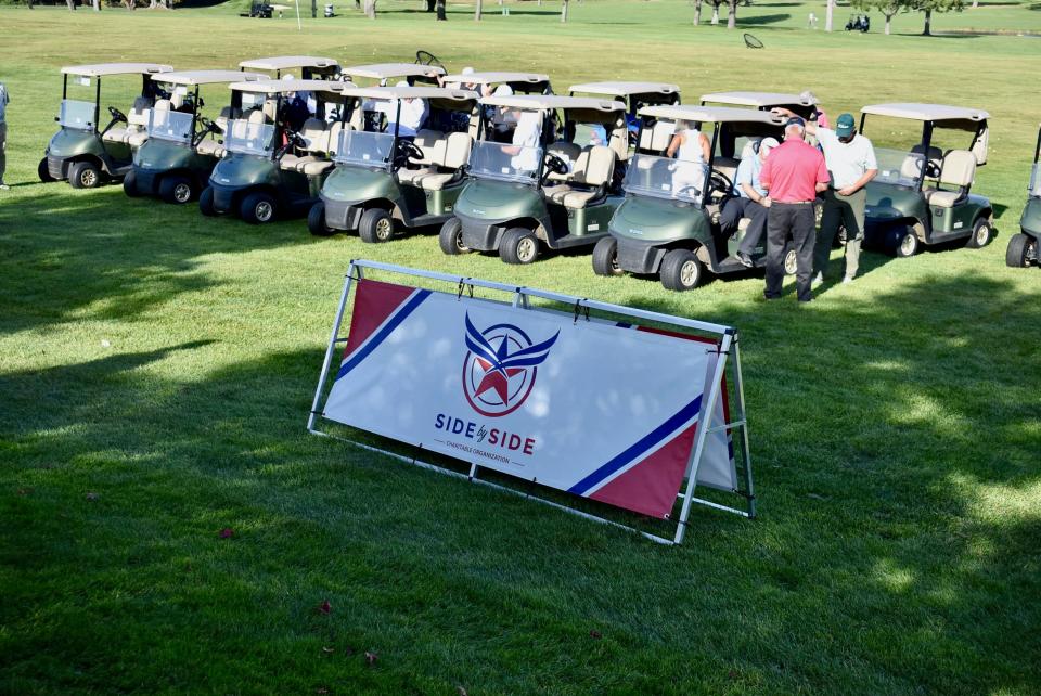 Worcester's Side by Side veteran's charitable organization had a presence at the PGA Tour's HOPE golf outing last week at Kirkbrae Country Club in Rhode Island.