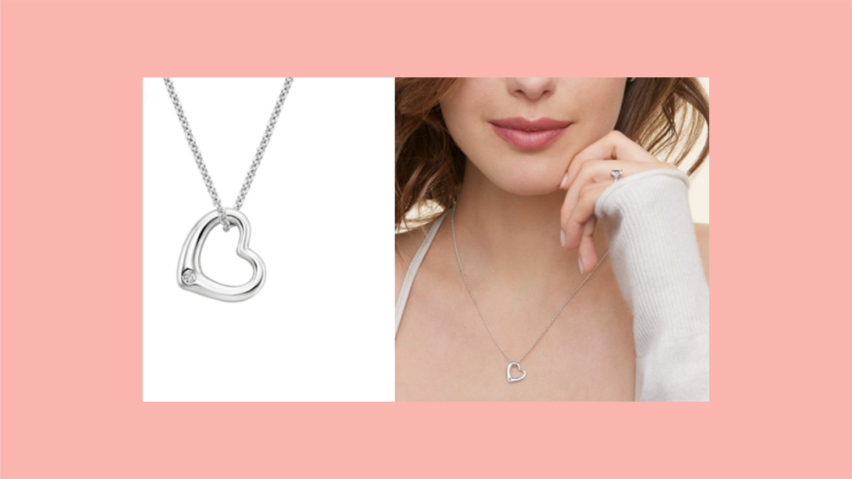Best jewelry gifts for Valentine's Day: Heart Diamond Pendant