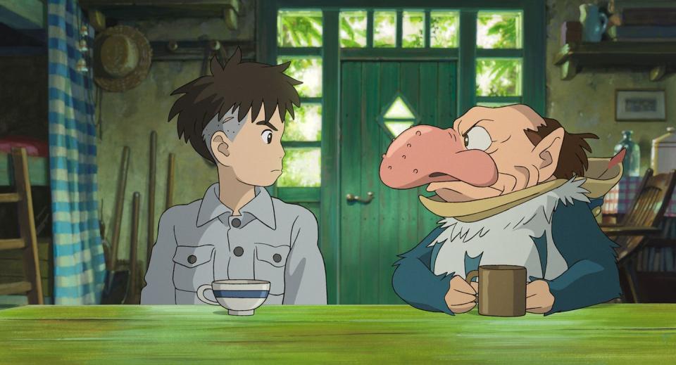 still from the boy and the heron