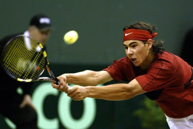 Rafael Nadal en 2004.