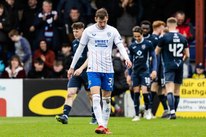 Borna Barisic after Simon Murray's equaliser -Credit:SNS Group