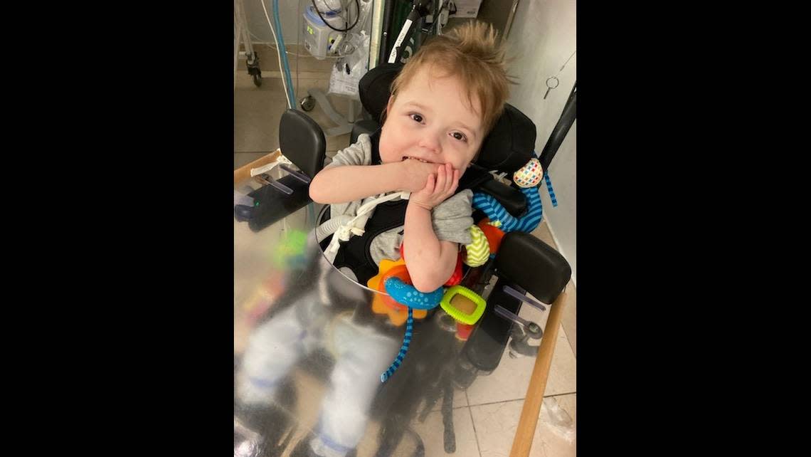 ‘Florida Medicaid does not cover transportation to another state for the convenience of a recipient wanting to be closer to family, which is what you have described here,’ an attorney for a Medicaid managed care provider old Braydenn’s mother.