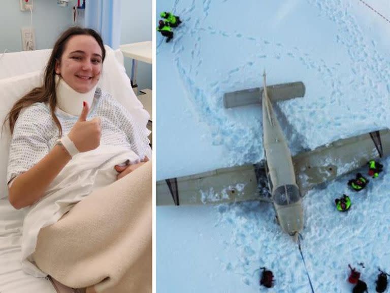 Silvia, la piloto de 22 años que evitó una tragedia con un aterrizaje milagroso en las Dolomitas